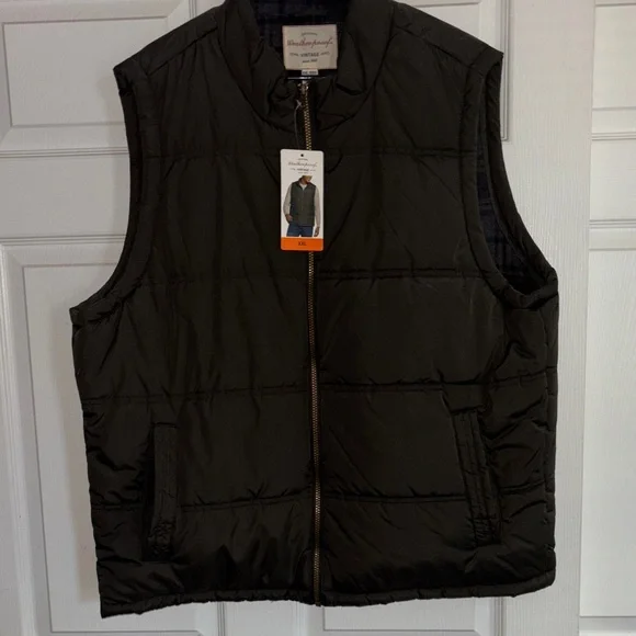 Weatherproof Men's Dark Gray Quilted Vest - Picture 3 of 4